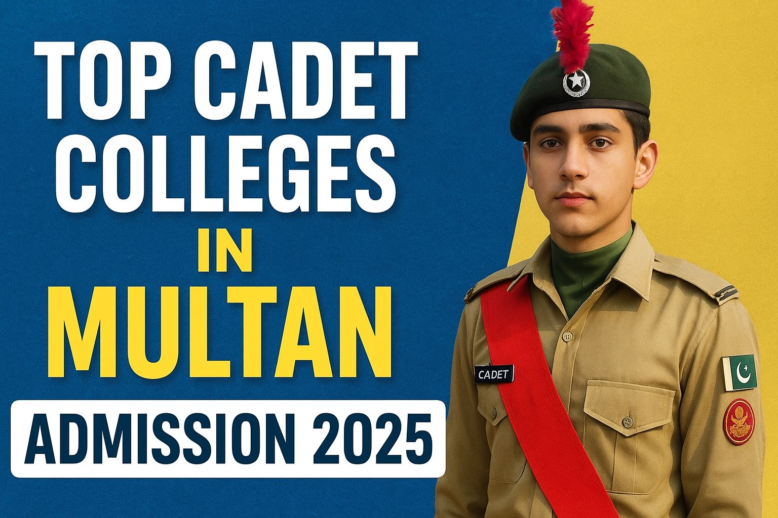 Top Cadet Colleges in Multan Admission 2025