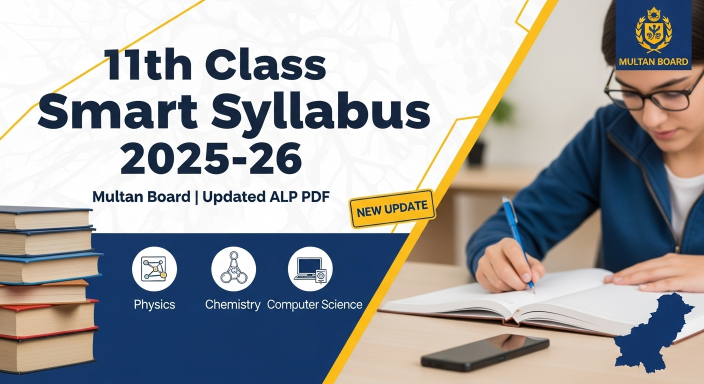 Smart Syllabus for 11th Class 2025–26 Multan Board