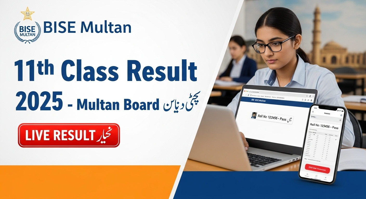 BISE Multan 11th Class Result 2025